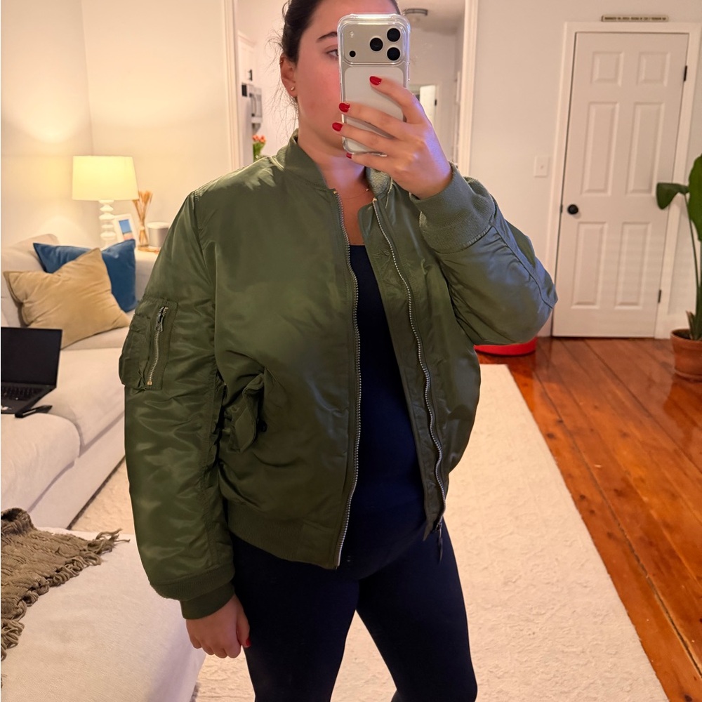 Alpha Industries Sage Green Women's Bomber Jacket